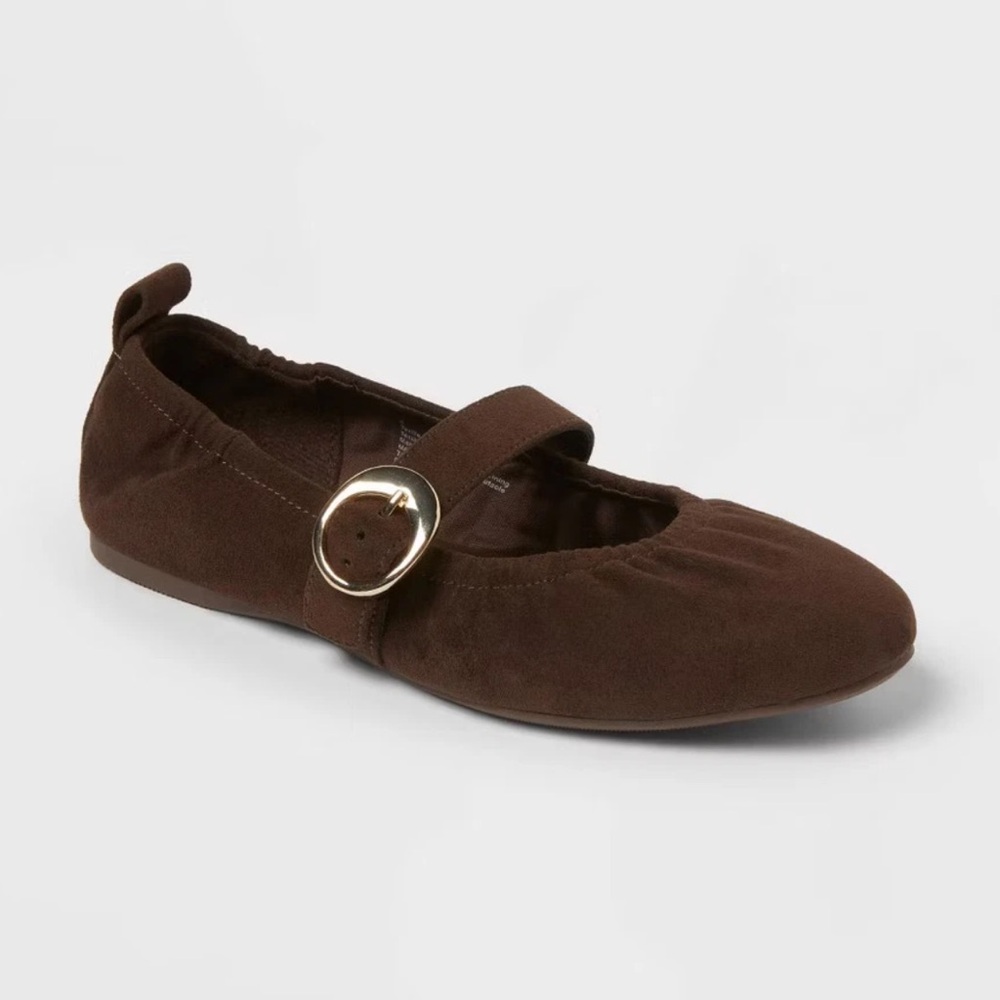 A New Day Suede Brown Women’s Maisy Shoes with Memory Foam Insole